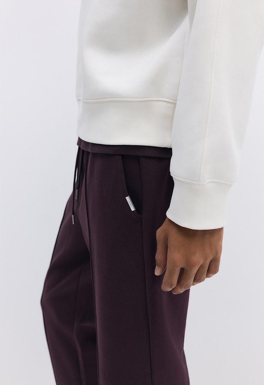 H&M - Regular fit tailored joggers - plum