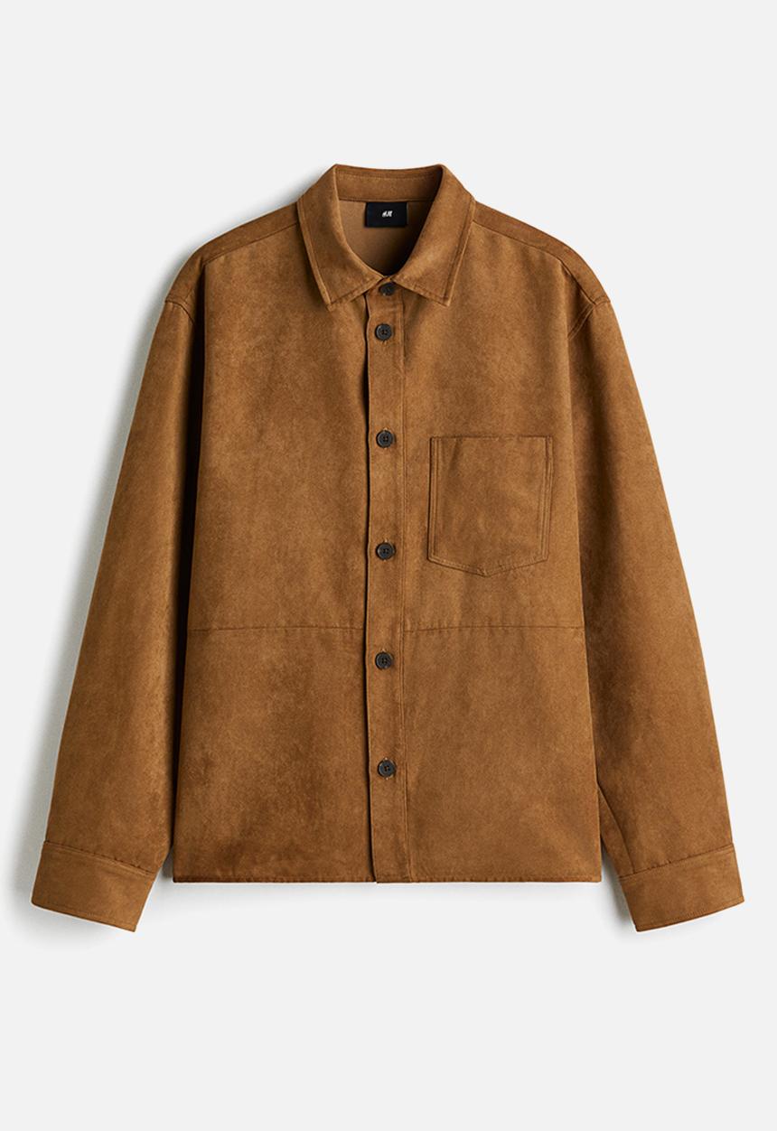 H&M - Regular fit overshirt - beige
