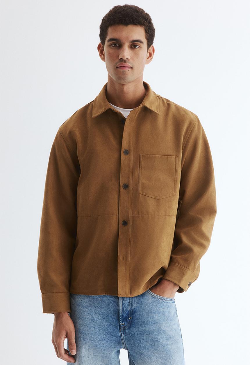 H&M - Regular fit overshirt - beige