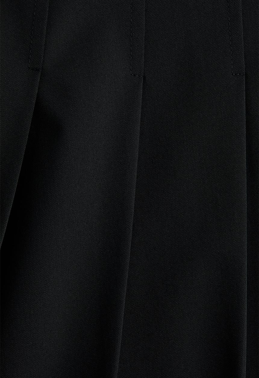 H&M - Pleated mini skirt - black