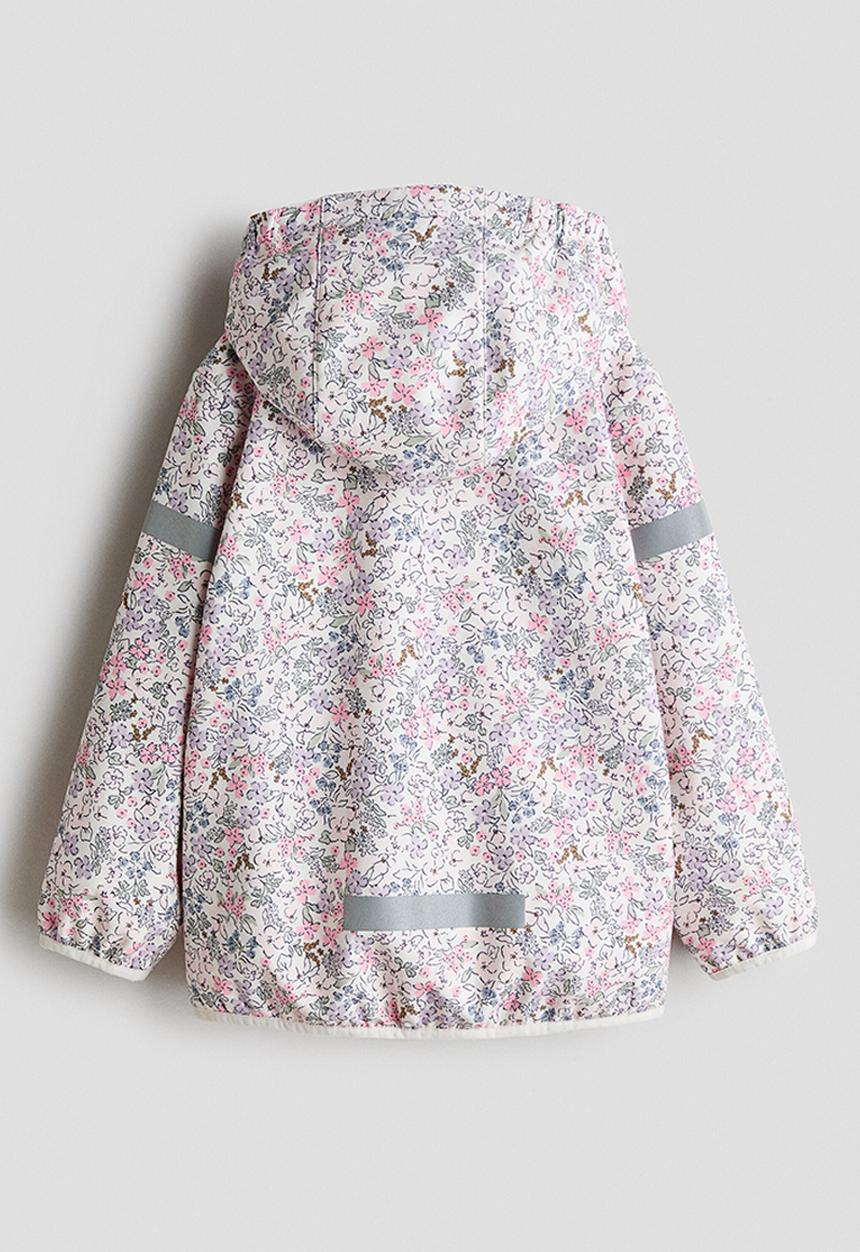 H&M - Water-resistant softshell jacket - pink/floral