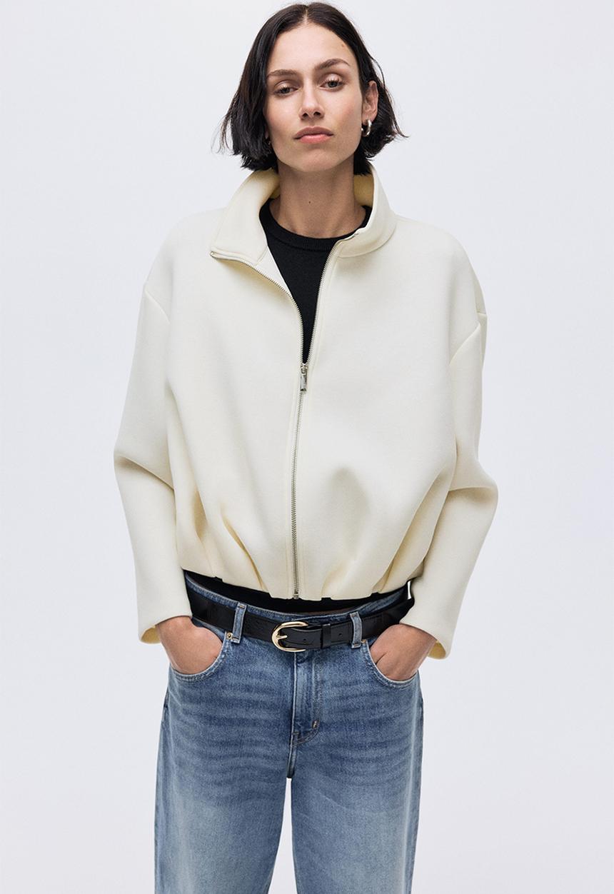 H&M - Scuba jacket - cream