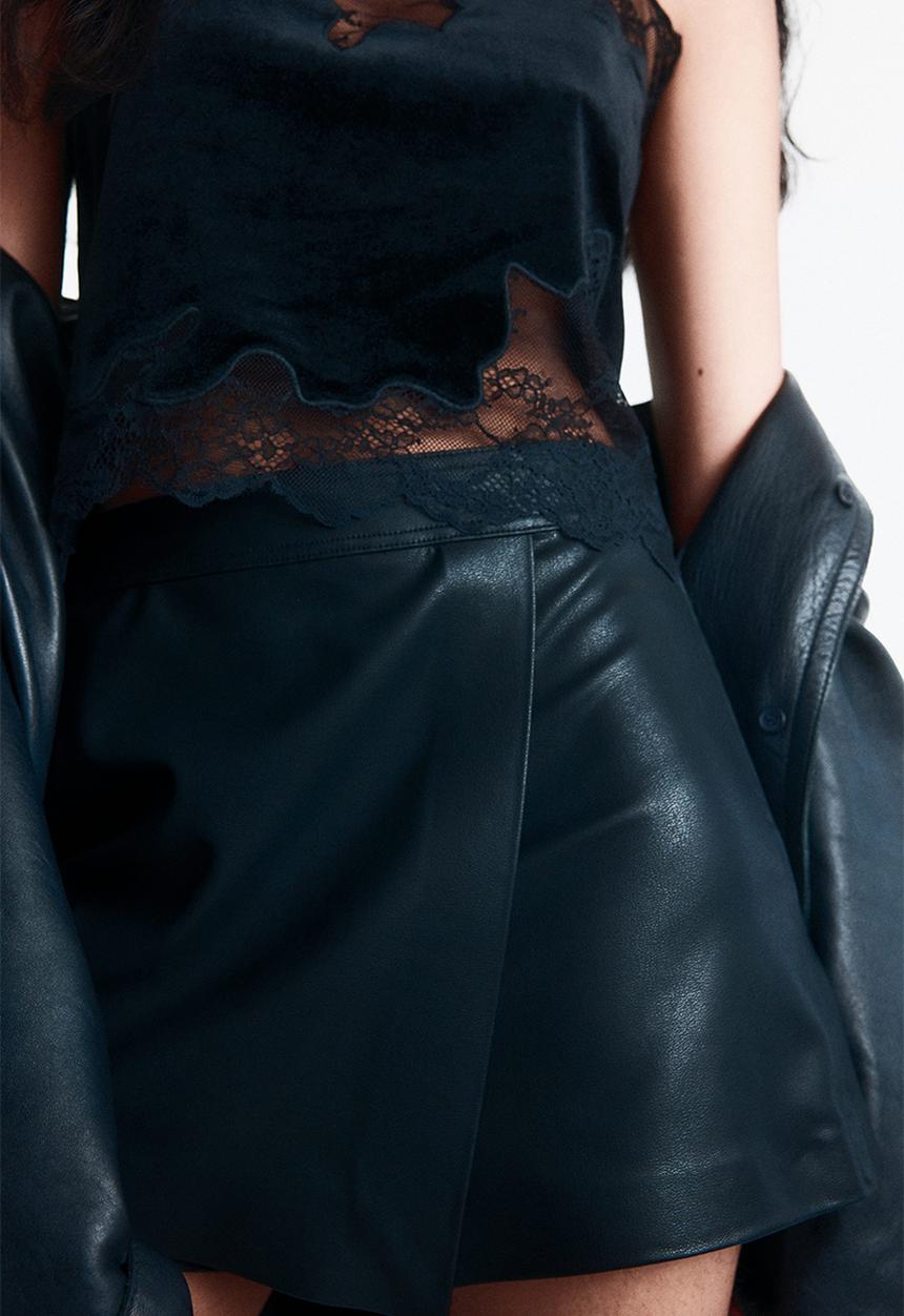 H&M - Wrap skort - black