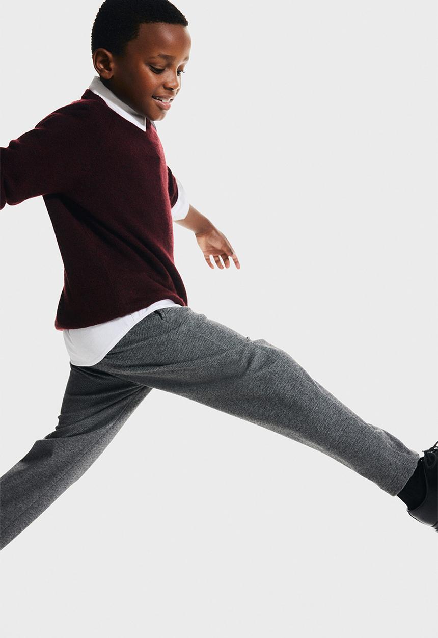H&M - Crease-leg joggers - dark grey