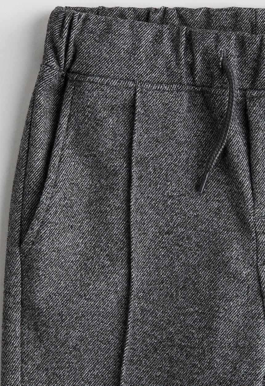 H&M - Crease-leg joggers - dark grey