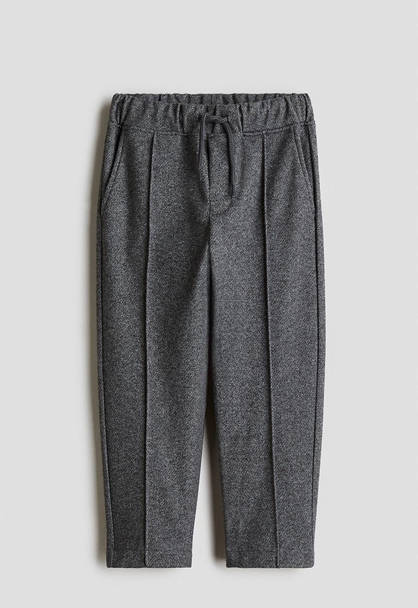 H&M - Crease-leg joggers - dark grey