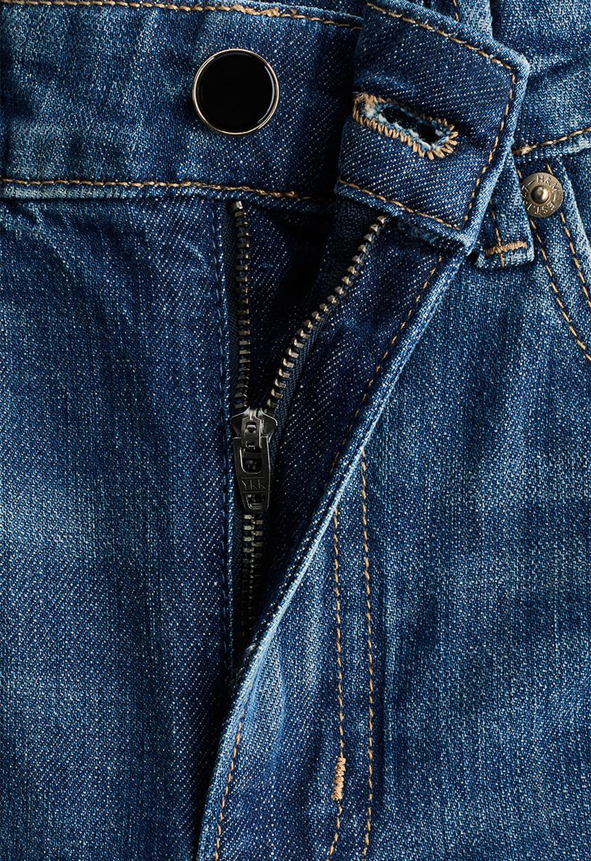 H&M - Wide high jeans - denim blue