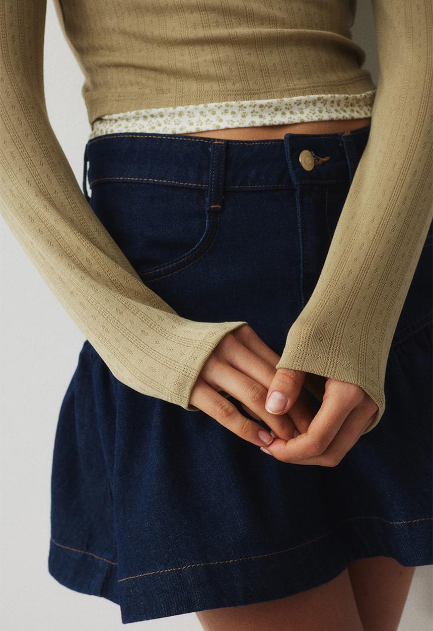 H&M - Layered-look top - light beige