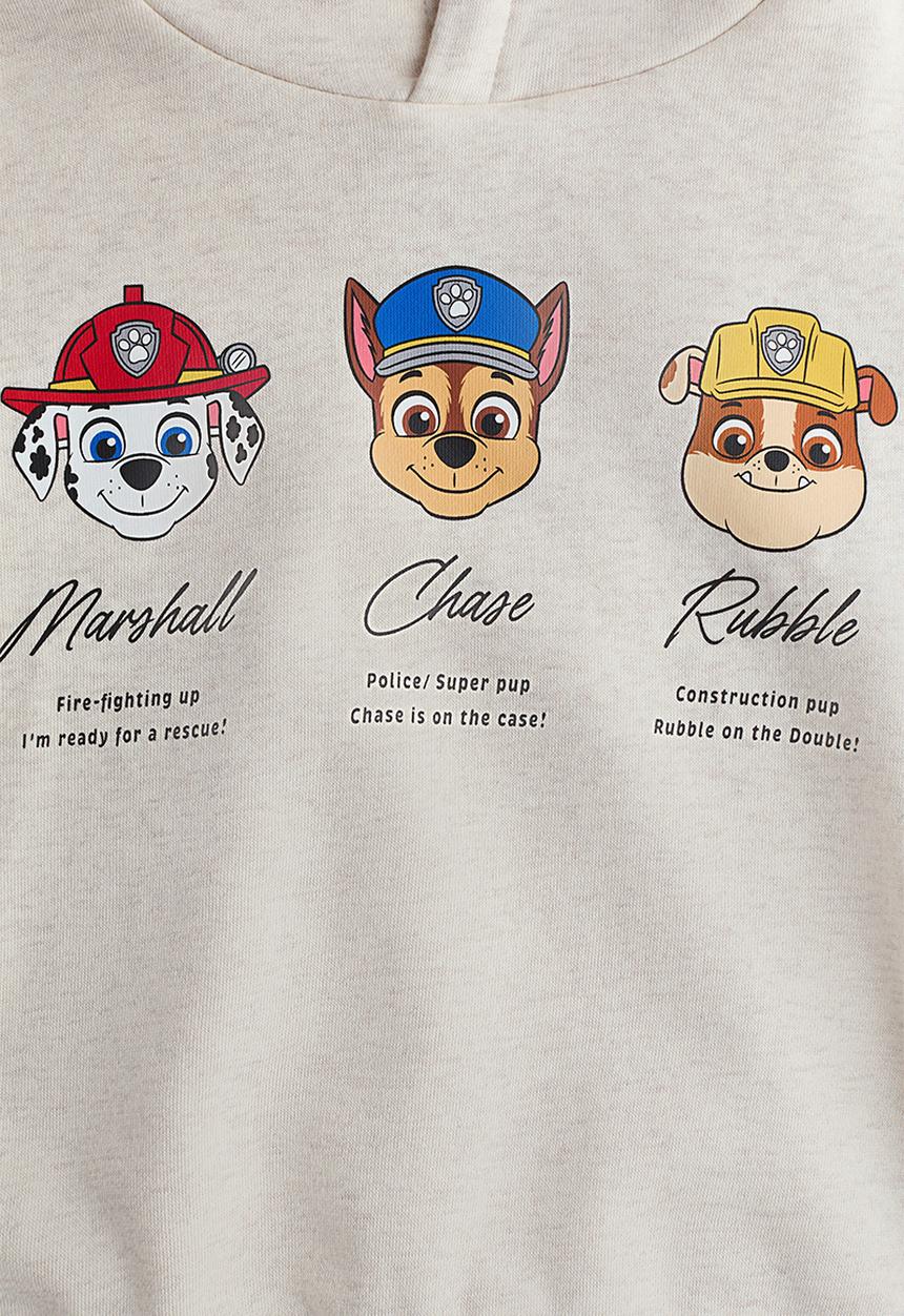H&M - Print-motif hoodie - light beige/paw patrol