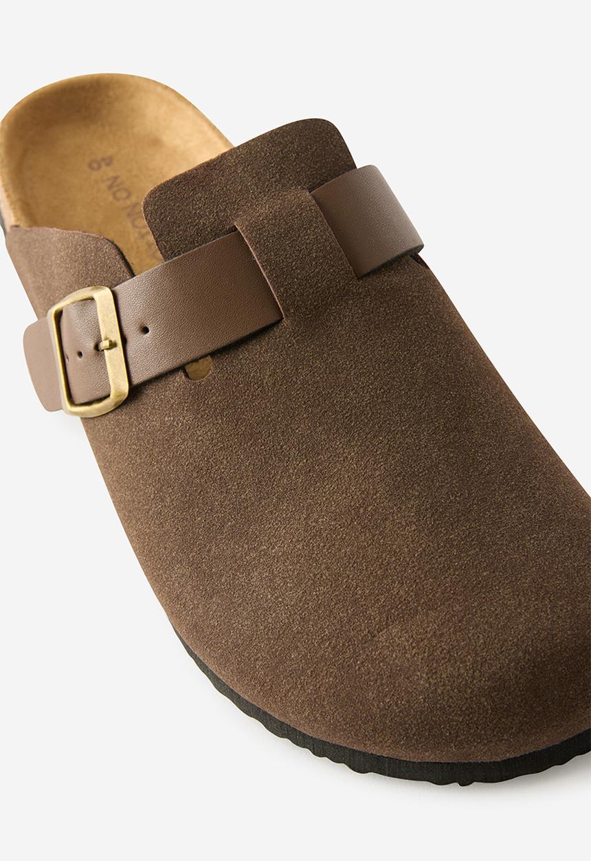 Cotton On - Rex Buckle Mule - choc multi