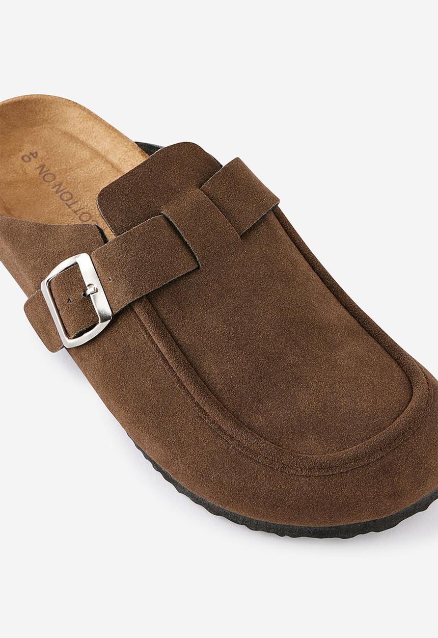 Cotton On - Rex loafer mule - choc nubuck