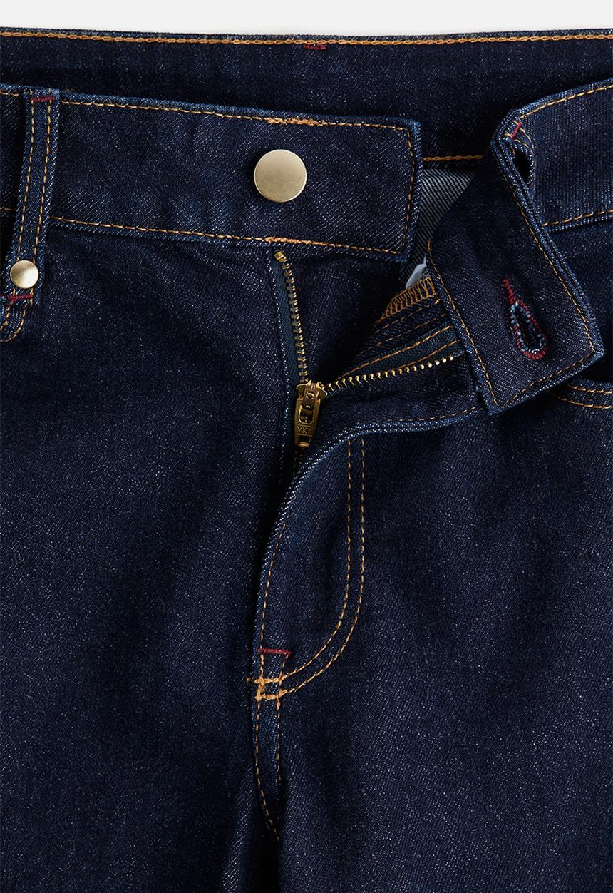 H&M - Flared high jeans - dark denim blue