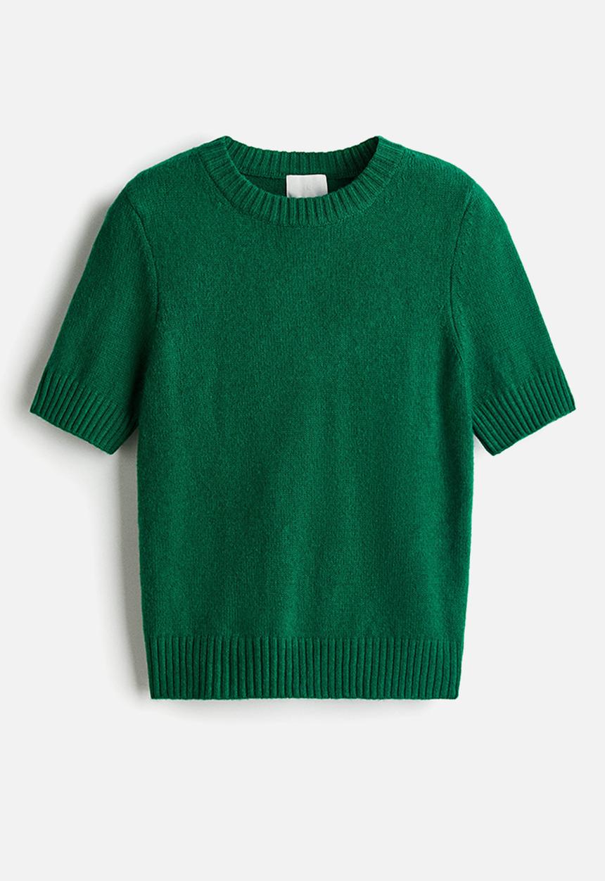 H&M - Short-sleeved jumper - green