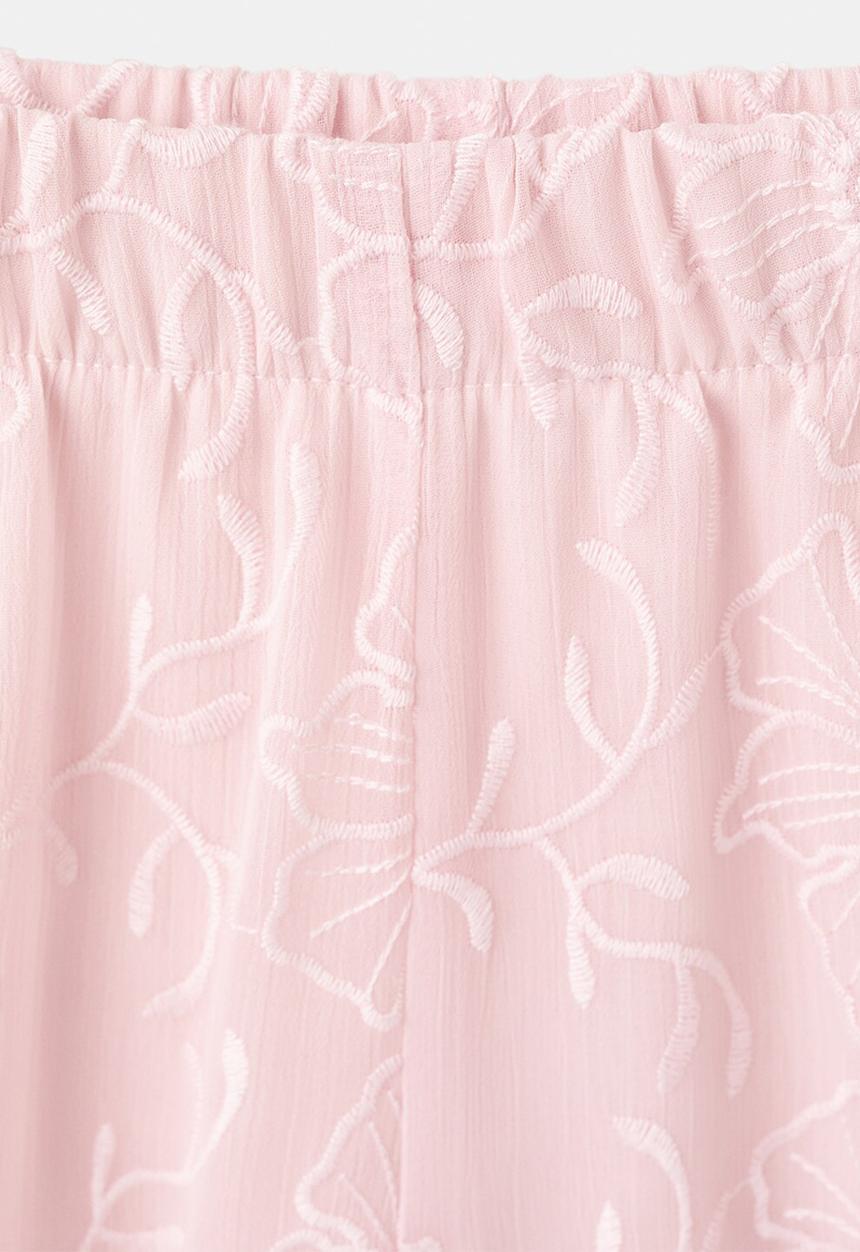 MANGO - Trousers ROSESET - Pink