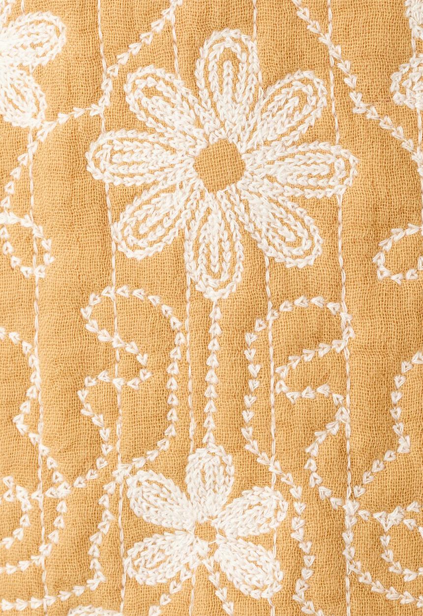MANGO - Vest FLOWY - Medium Yellow