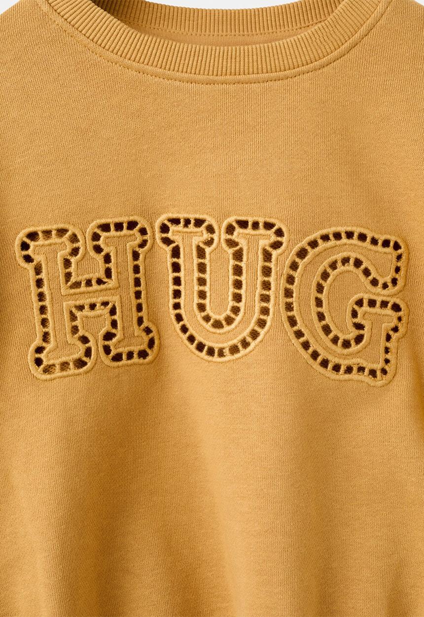 MANGO - Sweatshirt HUG - Dark Yelow