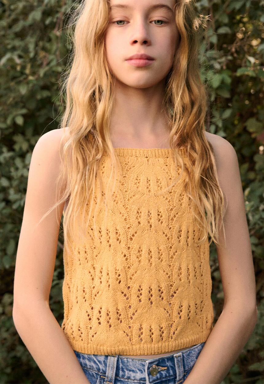 MANGO - Top ISLAT - Medium Yellow