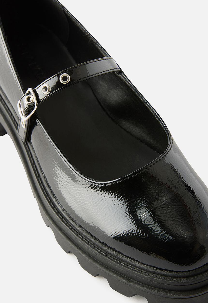 Cotton On - Jordyn Chunky Loafer - black patent.