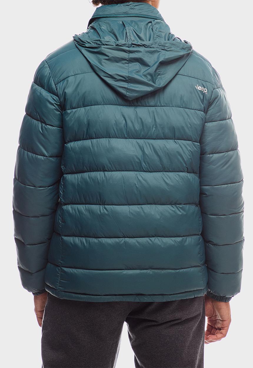 JEEP - Core Long Sleeve Puffer Jacket - Green