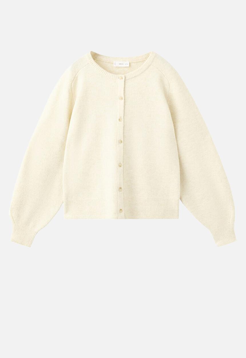 MANGO - Cardigan NINA - Light/Pastel Yellow