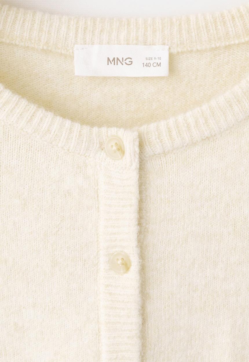 MANGO - Cardigan NINA - Light/Pastel Yellow