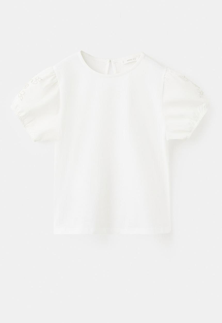 MANGO - T-Shirt EMBE - Natural