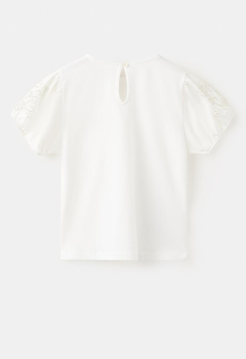 MANGO - T-Shirt EMBE - Natural
