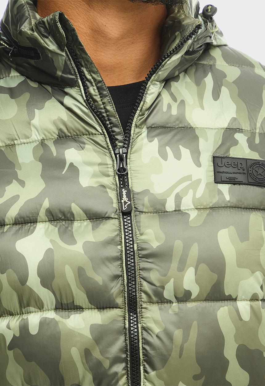 JEEP - Core Long Sleeve Puffer Jacket - Multi