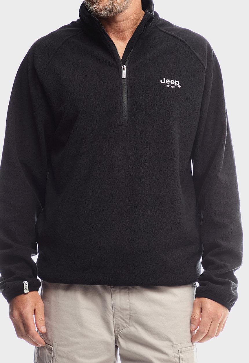 JEEP - Core Polarfleece 1/4 Zip - Black