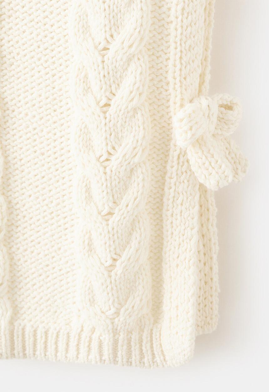 MANGO - Sweater Vest NILI - Natural