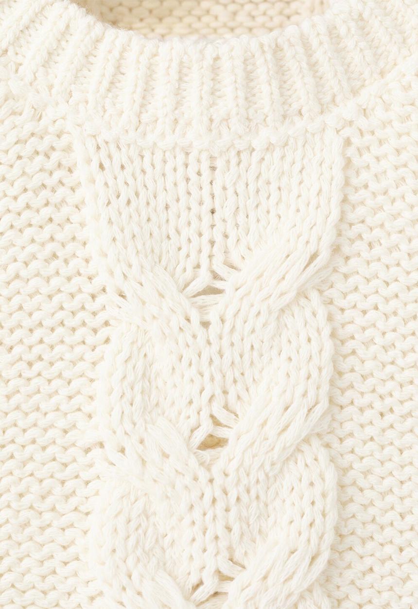 MANGO - Sweater Vest NILI - Natural