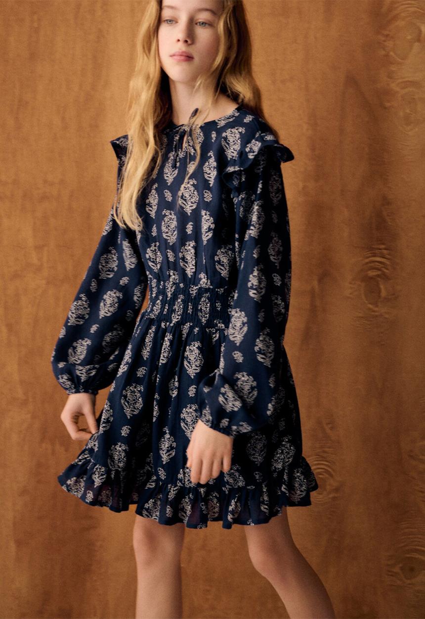 MANGO - Dress Pristi - navy
