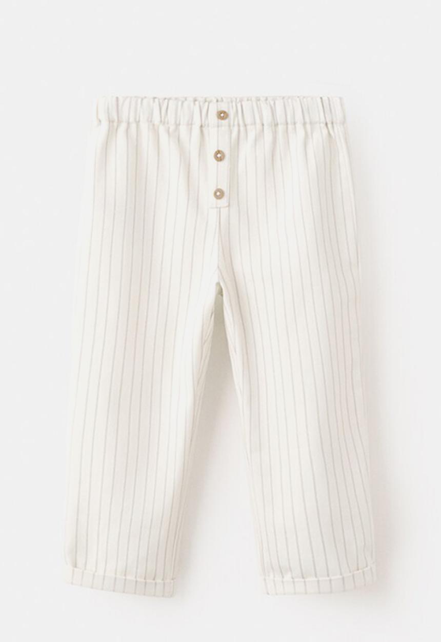 MANGO - Trousers LUGO - Natural