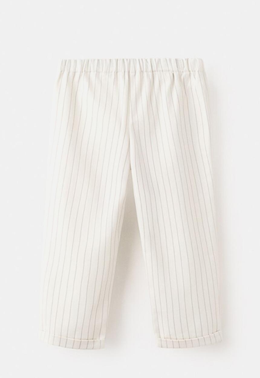 MANGO - Trousers LUGO - Natural