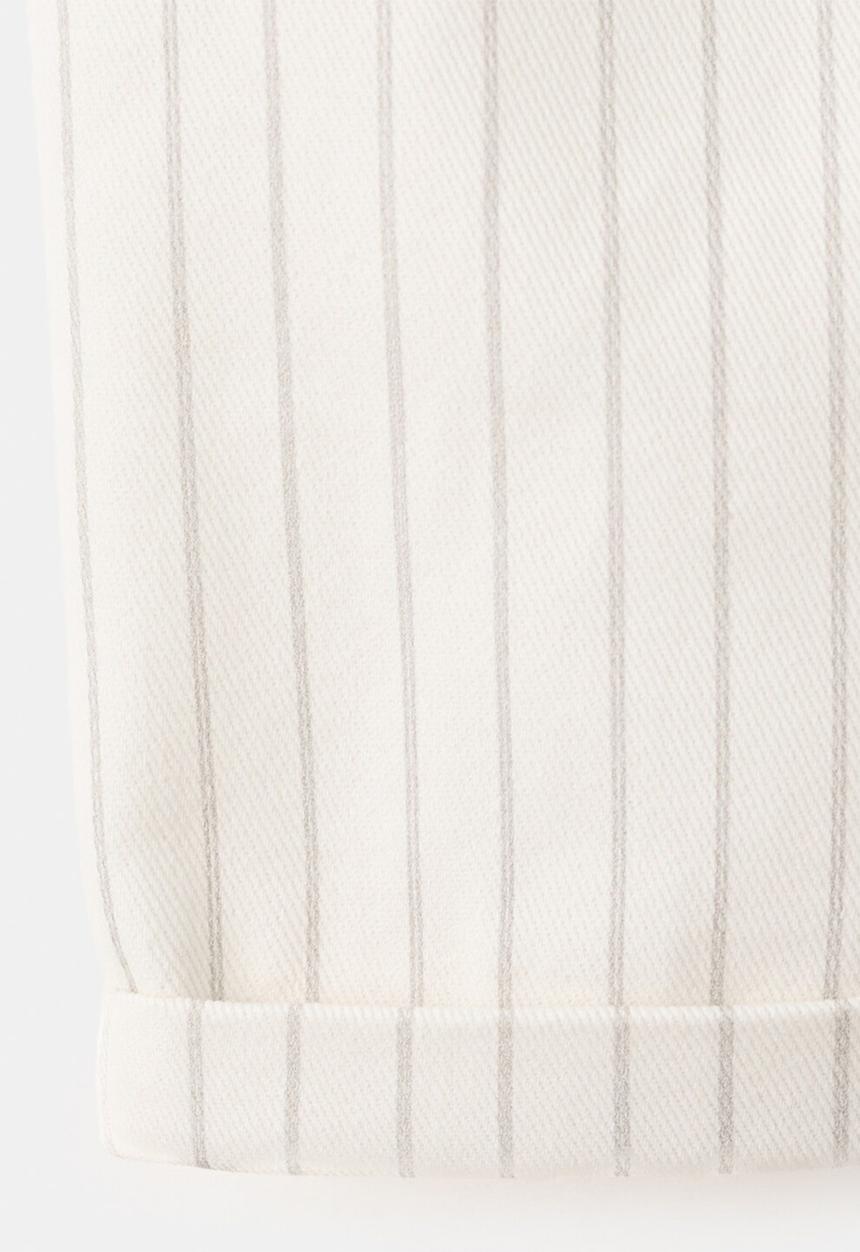 MANGO - Trousers LUGO - Natural
