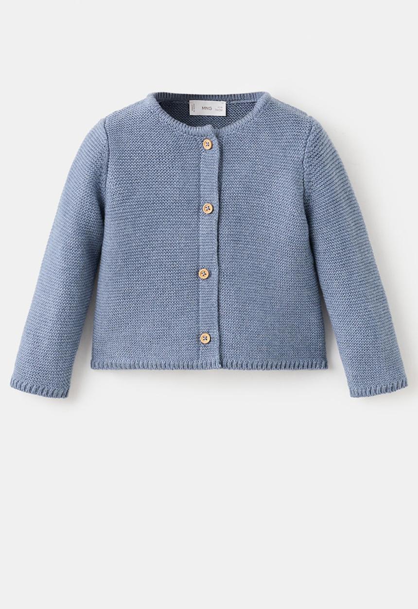 MANGO - Cardigan  Boba1- Medium Blue