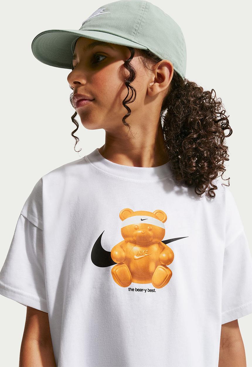 Nike - Girls Nike Sportswear Boxy Bear Tee