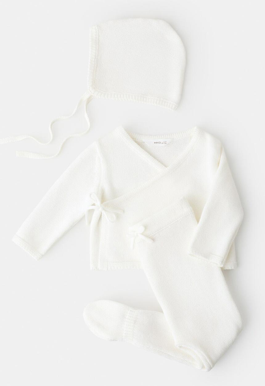 MANGO - Trousers NUBEP - Natural