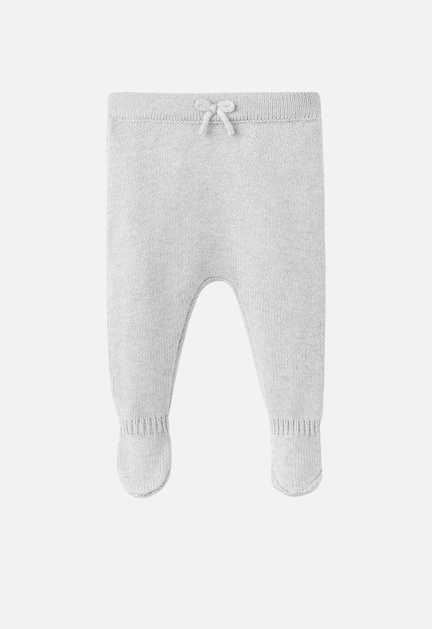 MANGO - Trousers NUBEP - Light/Pastel Gray