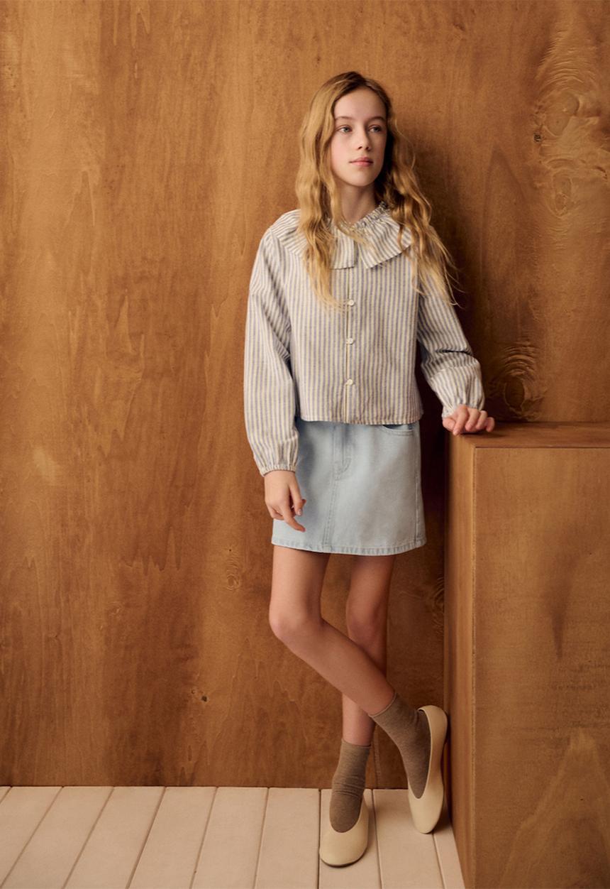 MANGO - Skirt CINDY - Open Blue