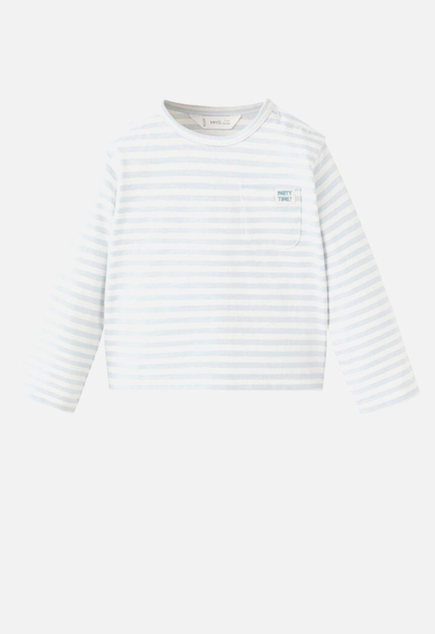 MANGO - Camiseta - Light/Pastel Blue