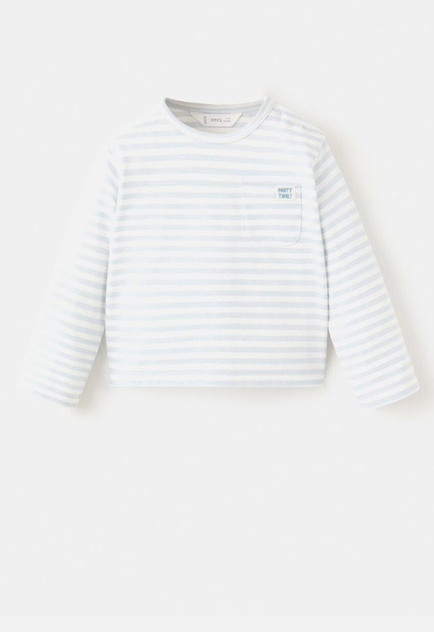 MANGO - Camiseta - Light/Pastel Blue
