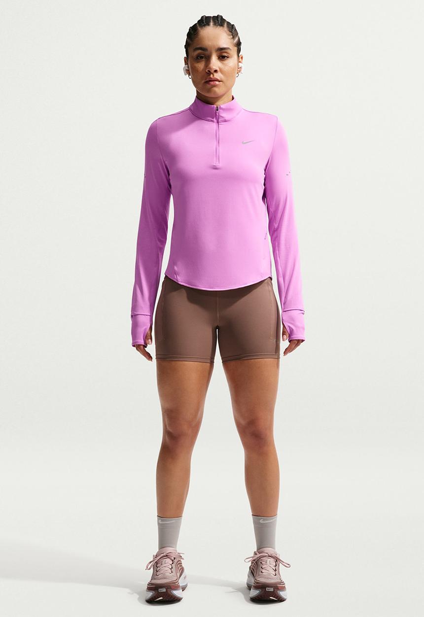 Nike - W Nk Swift Df Uv Hz Top - Lt Magenta/Reflective Silv
