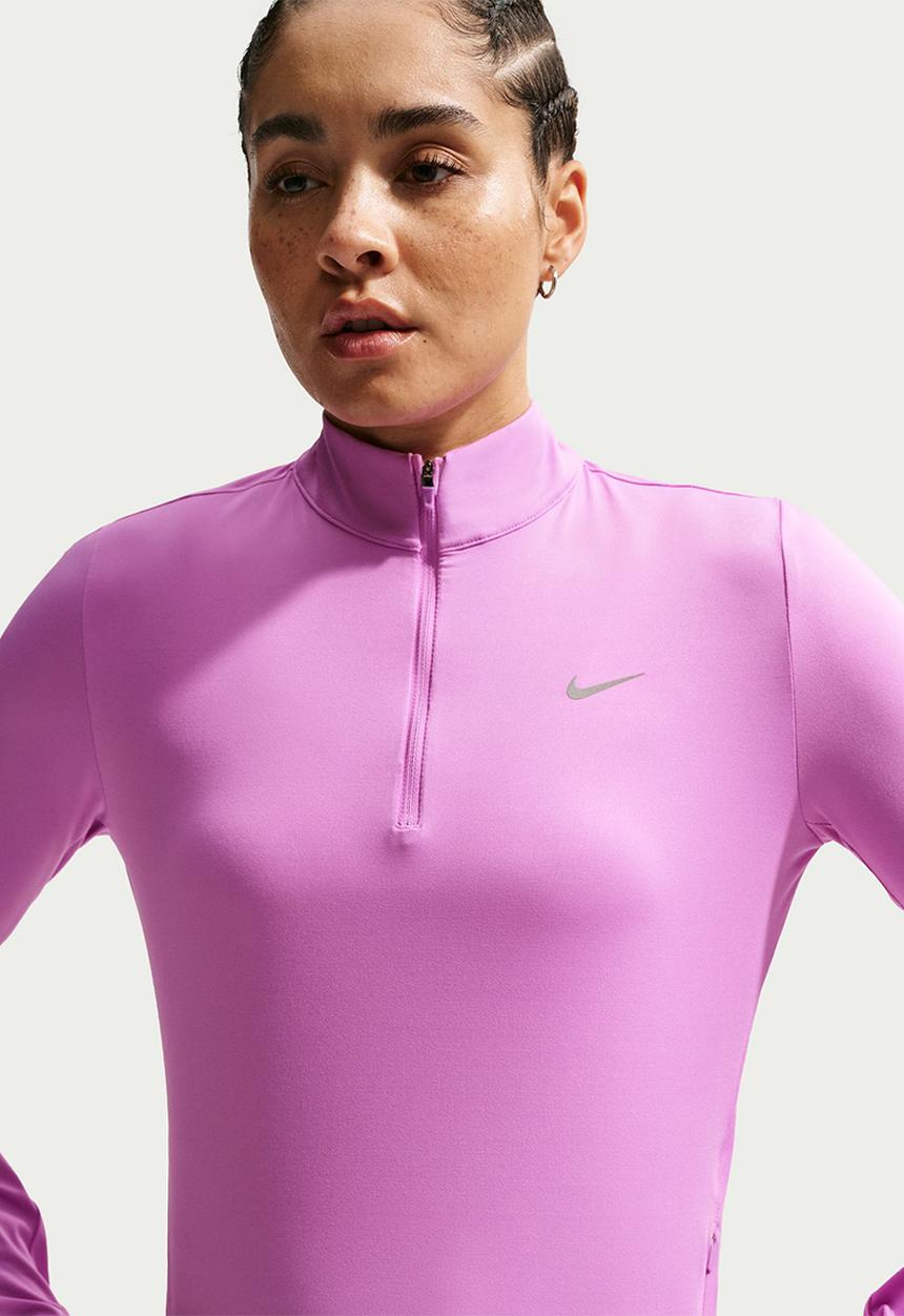 Nike - W Nk Swift Df Uv Hz Top - Lt Magenta/Reflective Silv