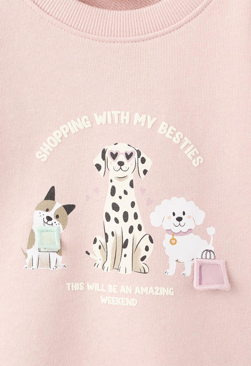 MANGO - Sudadera - Pink