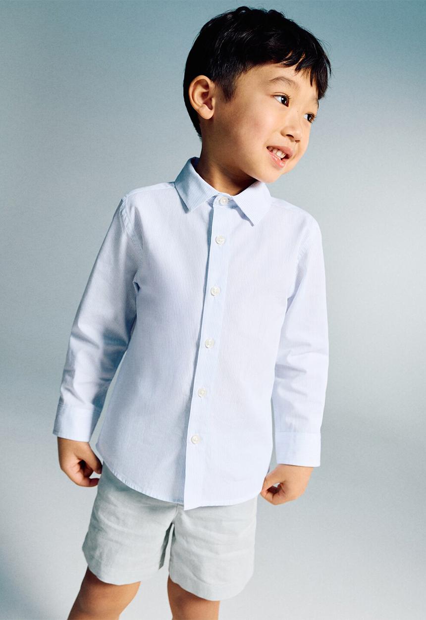 MANGO - Camisa - Light/Pastel Blue