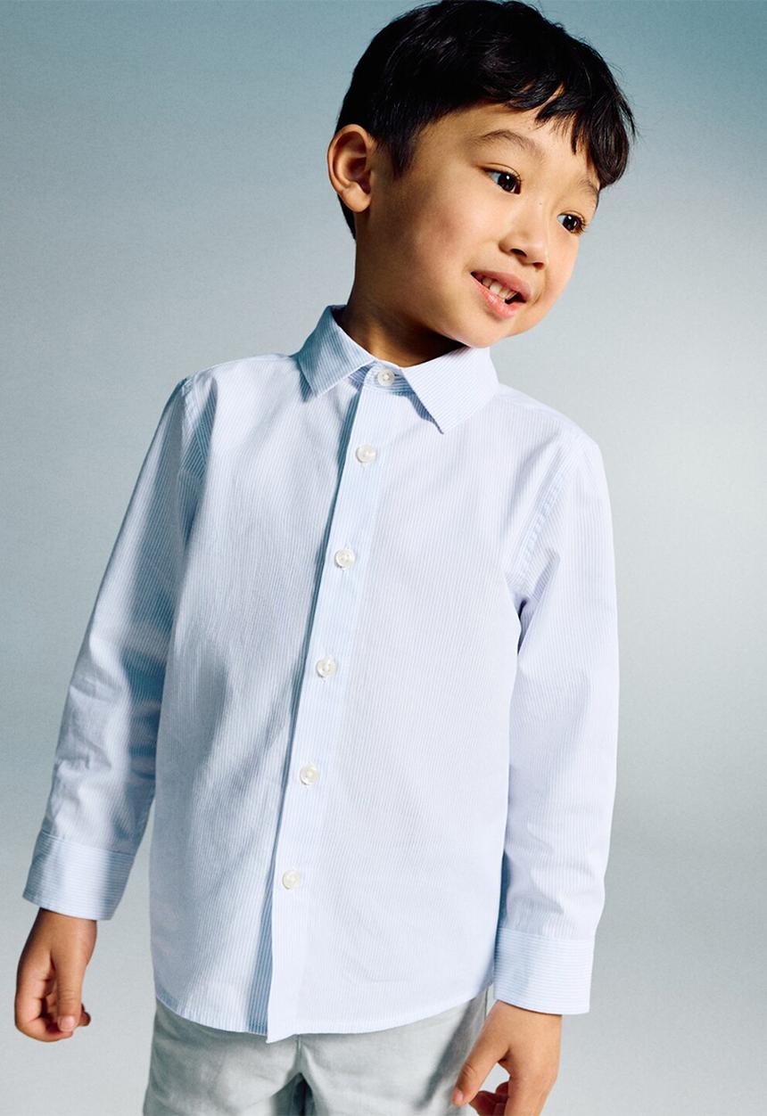 MANGO - Camisa - Light/Pastel Blue