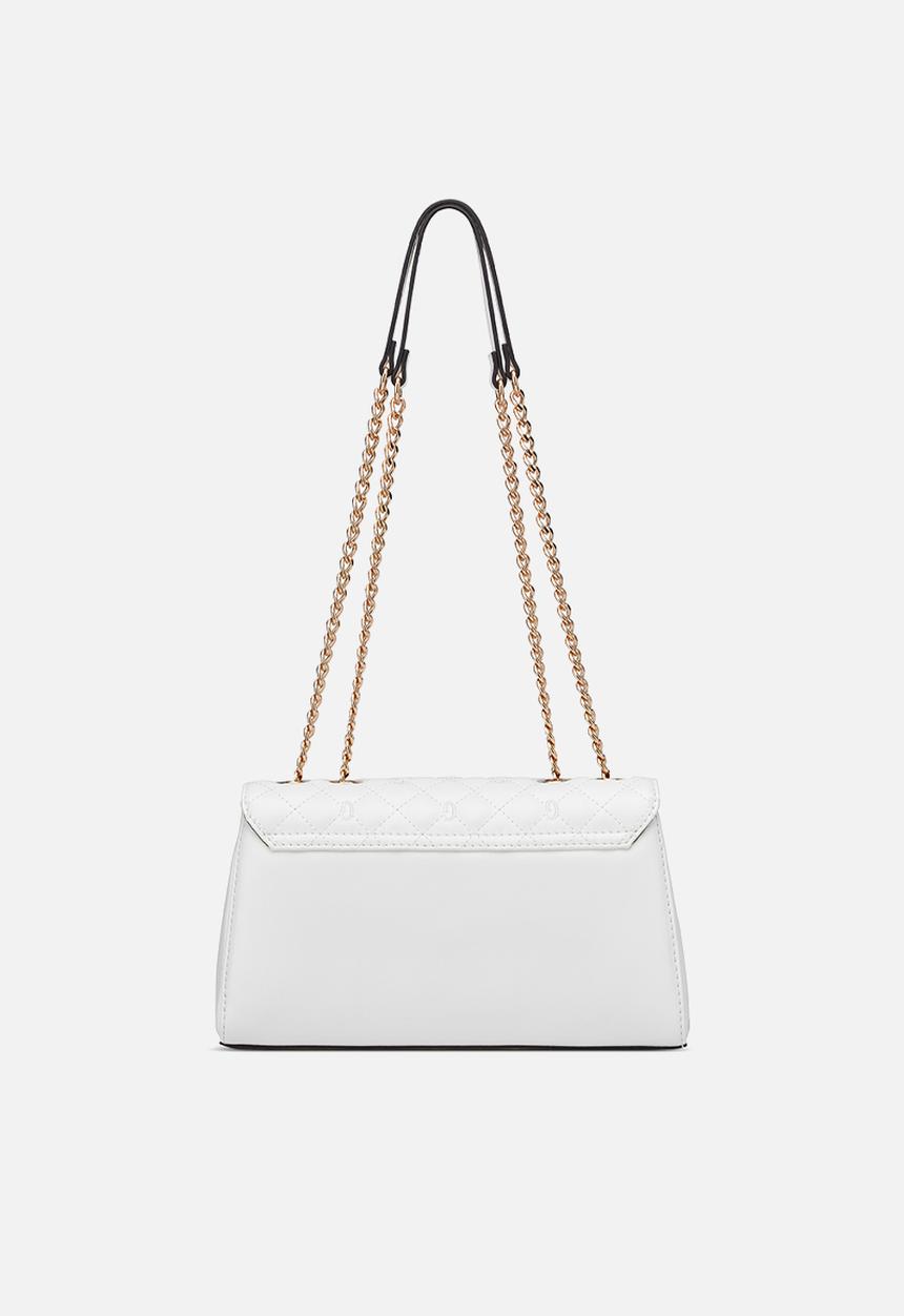 GUESS - Ramona Convertible Crossbody Flap Bag-White