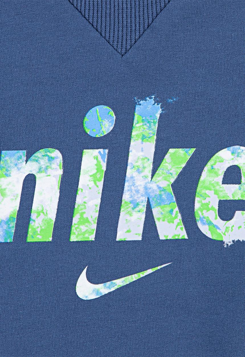 Nike - Nkn E1D1 Gfx Ft Crew Set - Mystic Navy