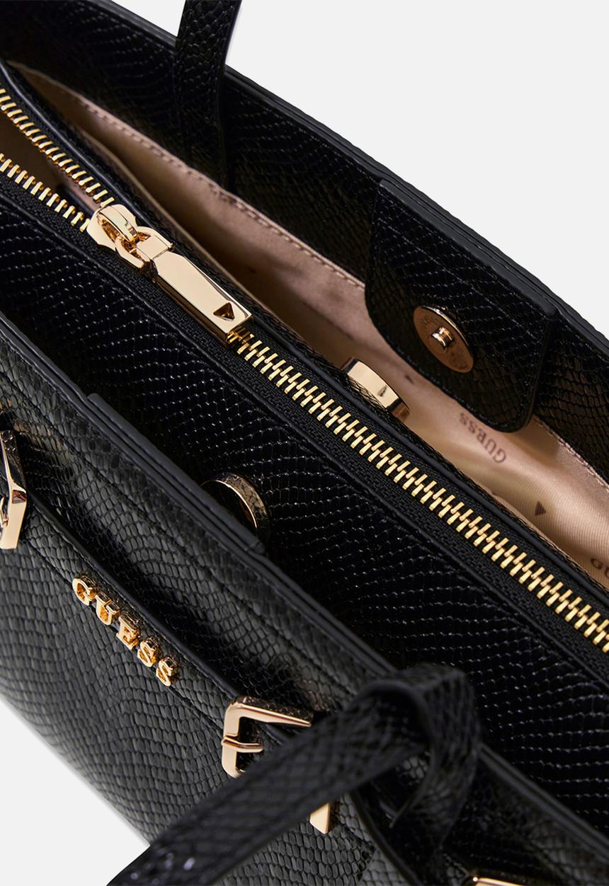 GUESS - Dovie Gfriend Shoulder Satchel - Black